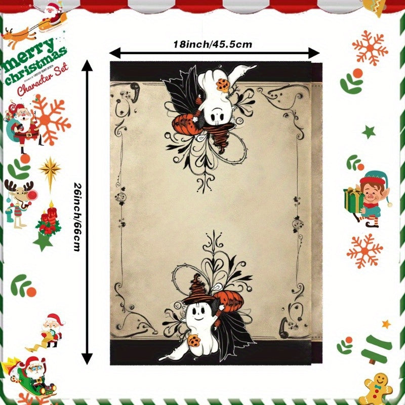 2 Pieces Soft Winter Christmas Decorations 18x66.04cm Holiday Decor