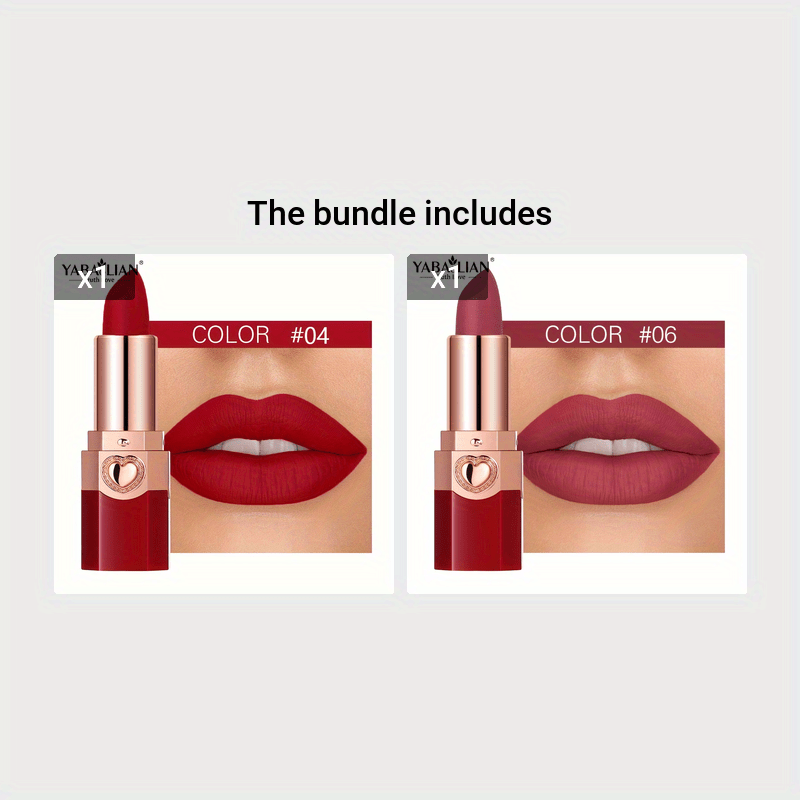 Pintalabios mate para mujer, 12 colores, de larga duración, a prueba de agua, cosméticos para labios