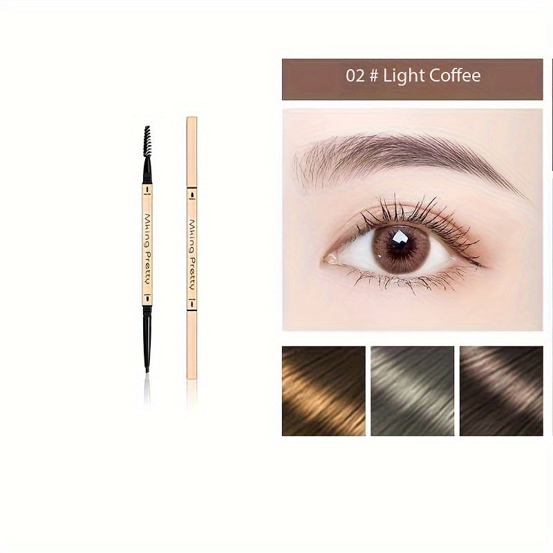 Lápiz de cejas para mujer Golden Slim resistente al agua, a prueba de manchas, para todo tipo de piel