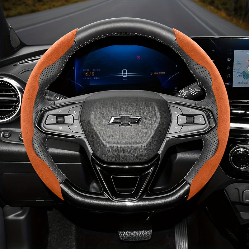 Set 2 or 3 Winter Velvet Anti-Slip Steering Wheel Covers PVC All-Season Black Green Red Orange Brown