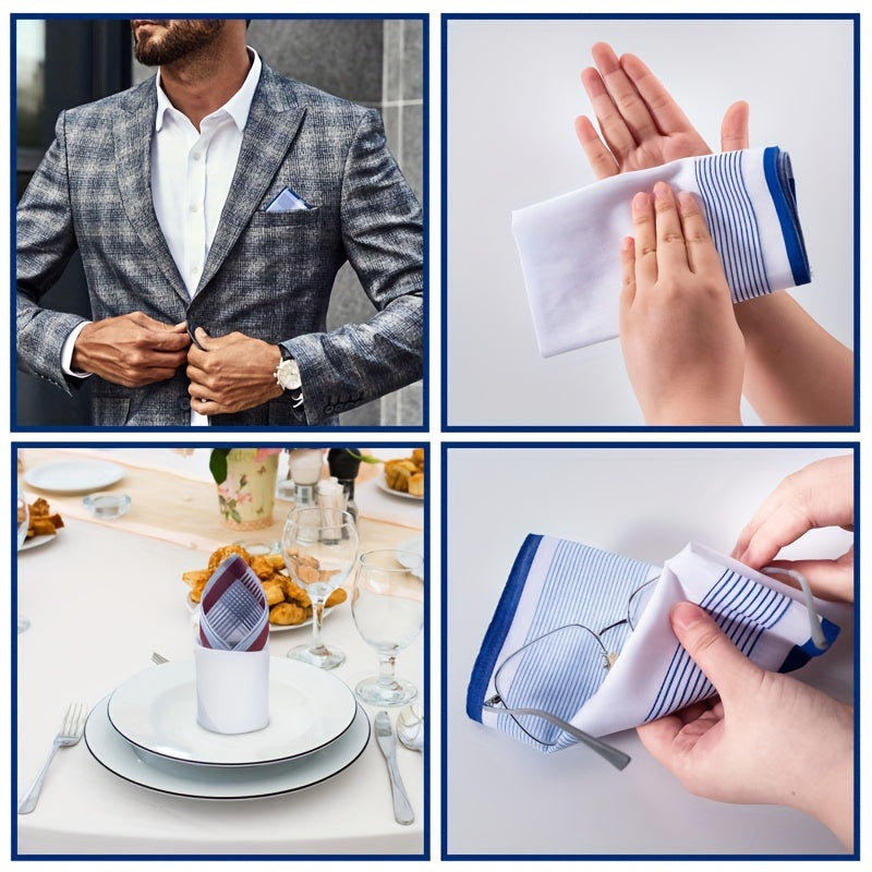 12 ta polyester burkma choyshabli yumshoq so‘riladigan to‘g‘ri to‘rtburchak sochiqlar, ter to‘kilishini tozalash uchun