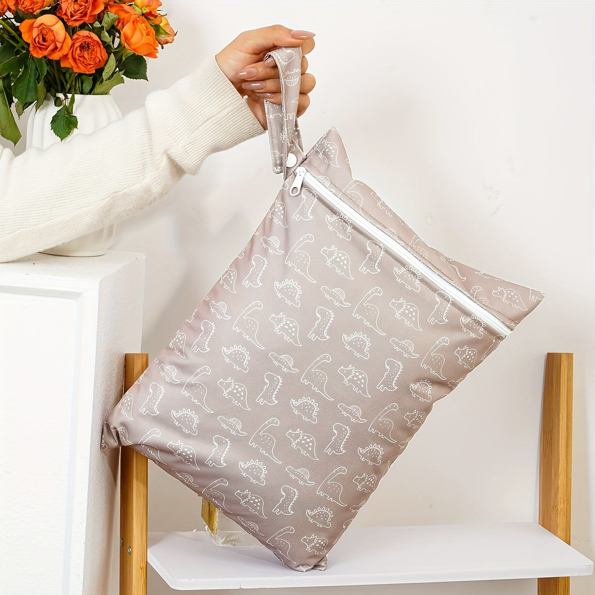 Washable Waterproof Cloth Diaper with Wet and Dry Bag for Travel and Storage