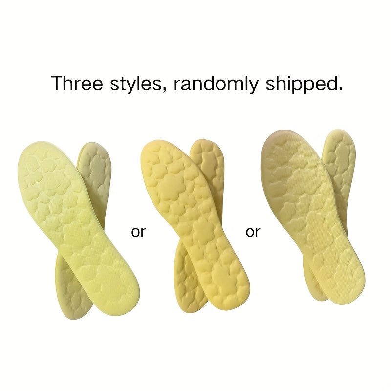 Memory Foam Insoles with Arch Support and Shock Absorption for High Heels and Sneakers