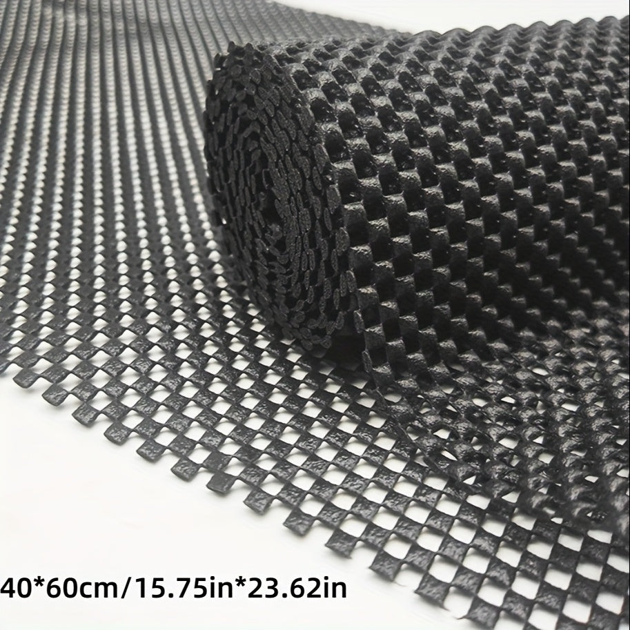 Silicone PVC Non-Slip Bath Rug Mat with Knit Fabric Durable Washable Floor Mat