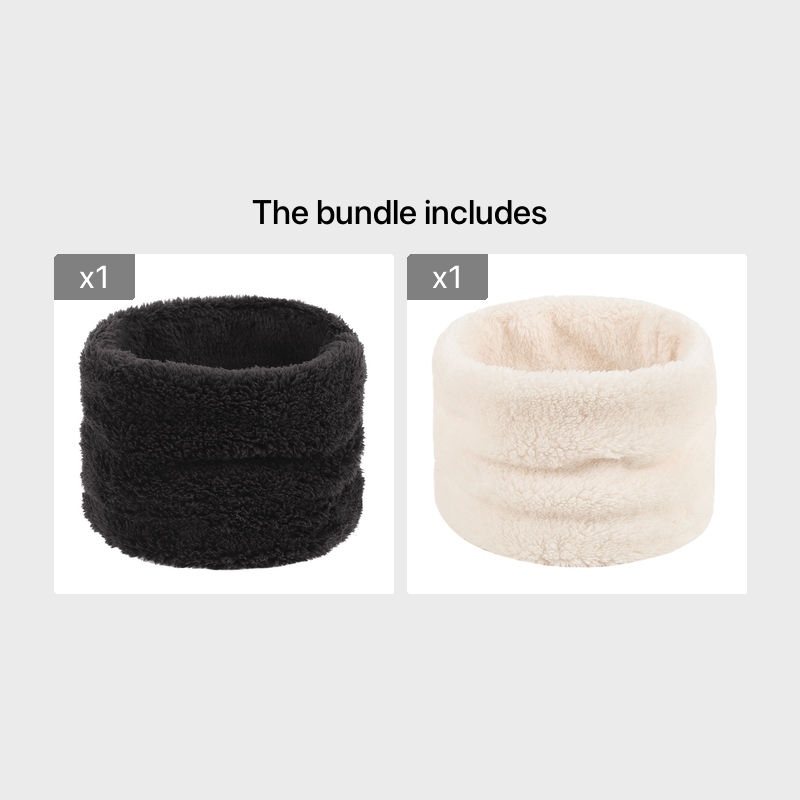 Cubierta de cuello alto cálida de invierno para hombres y mujeres, bucle único, unisex