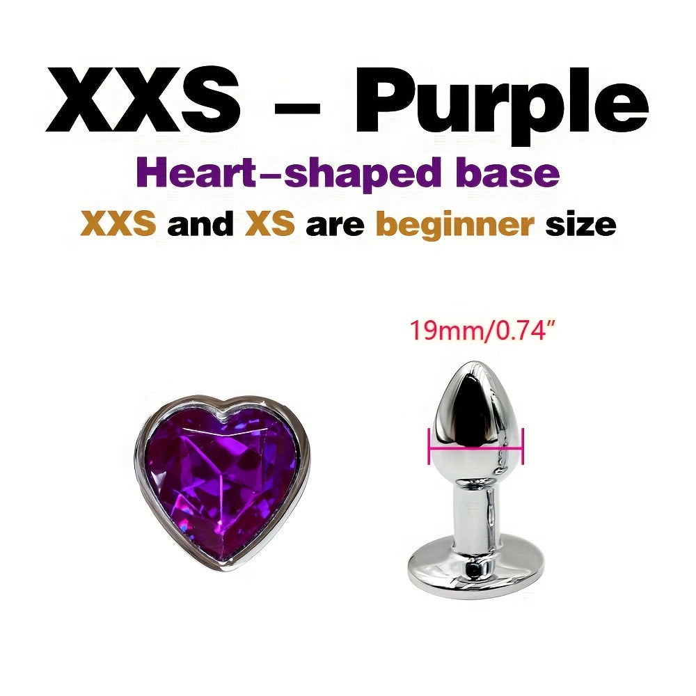 Adult Metal Anal Plug Set 5 Sizes G-Spot Massage Butt Plug Sexual Wellness