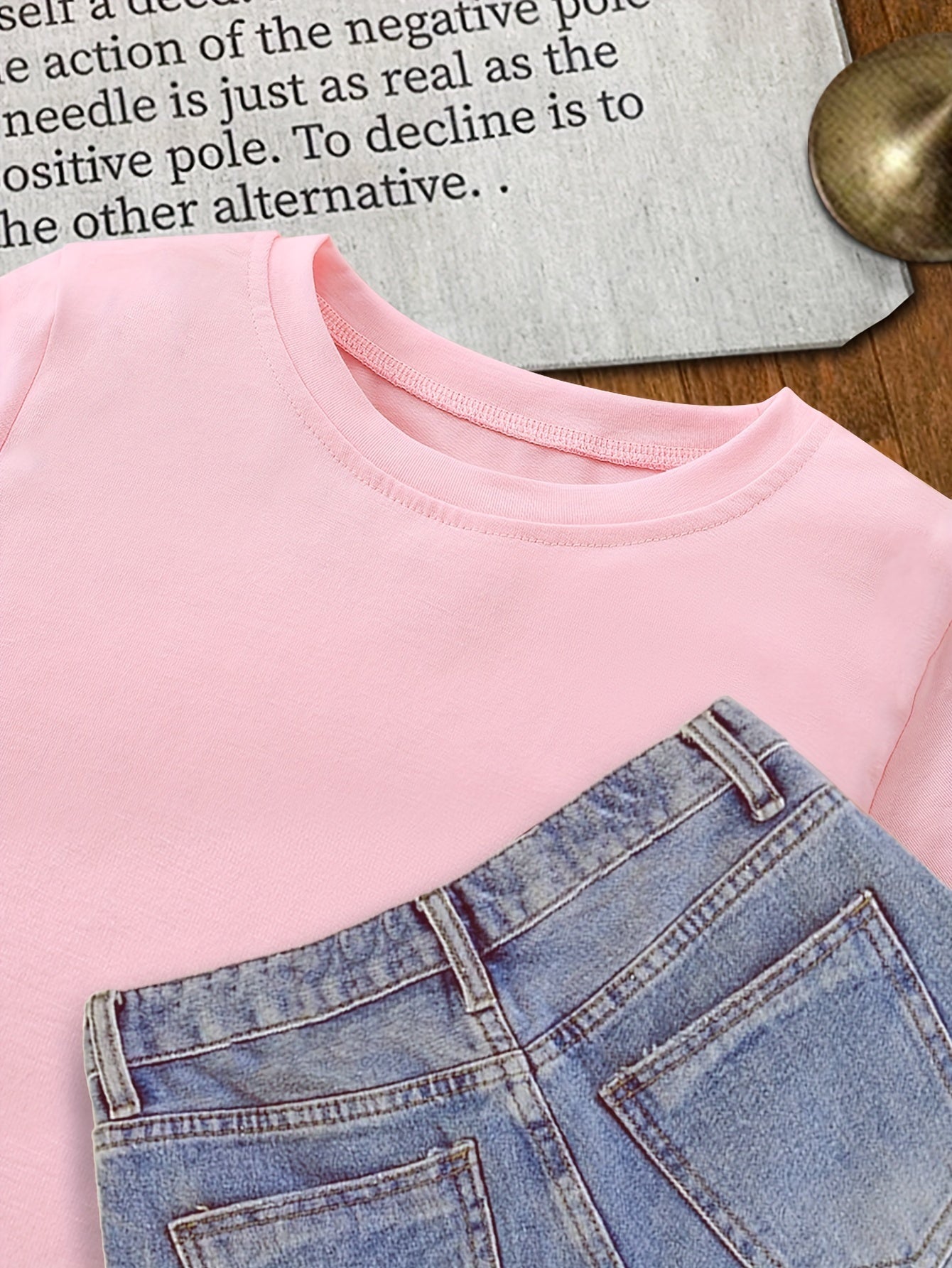 Girls Summer Knit T-Shirts with Animal Prints, Round Neck, Elastic, Unisex Fit for Ages 8-14