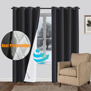 Thickened Soundproof Windproof Curtain Panels for Modern Home Door or Room Divider