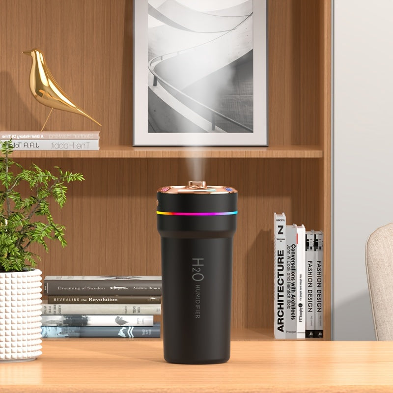 Romantic Atmosphere Dream Star Humidifier 300ml USB Plug Silent Night Light