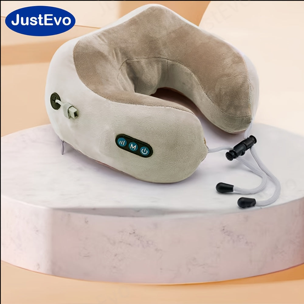 Erkin odamlar uchun bo'yin massaj yostiqchasi, uy, ofis va sayohat uchun ko'p funksiyali dizayn.