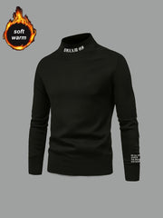 Yoshlar uchun qizil "Katta orzu qil" printli uzun qo'lqopli termal ko'ylak, yuqori bo'yin va cho'ziluvchan to'qima mato bilan. Mashinada yuvish mumkin. Kuz/qish uchun tasodifiy kiyim uchun mukammal.