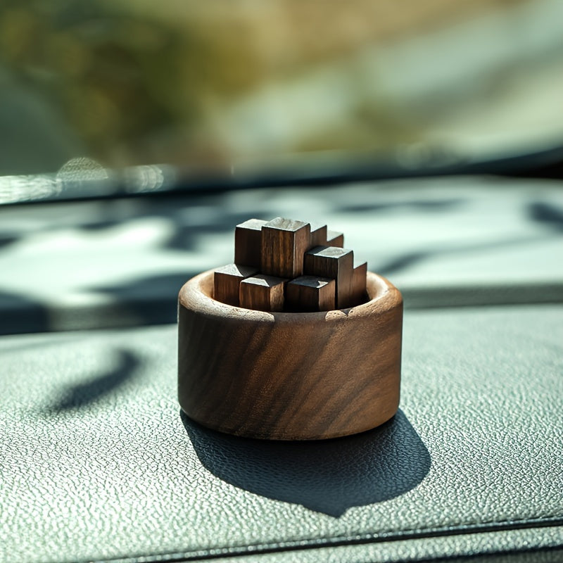 Wooden Incense Burner Portable Durable Adjustable Home Decor Car Dashboard