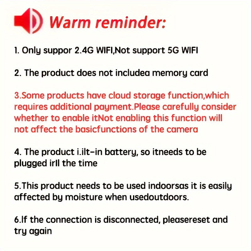 1080P HD WiFi Indoor Security Camera with Pan Tilt Zoom Two-Way Audio Night Vision