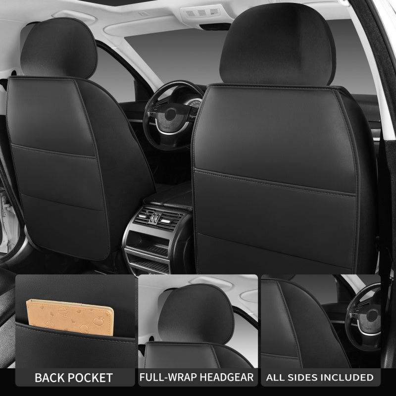 Lightweight All-Season Luxury Car Seat Cover for Five-Seat Vehicles