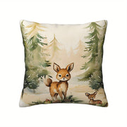 Christmas Pillow Covers 45x45cm Holiday Decor for Living Room and Bedroom