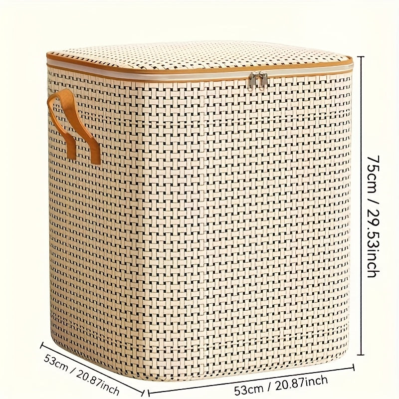 Large Waterproof Storage Bag for Clothes and Quilts Moisture-Resistant Plastic Organizer