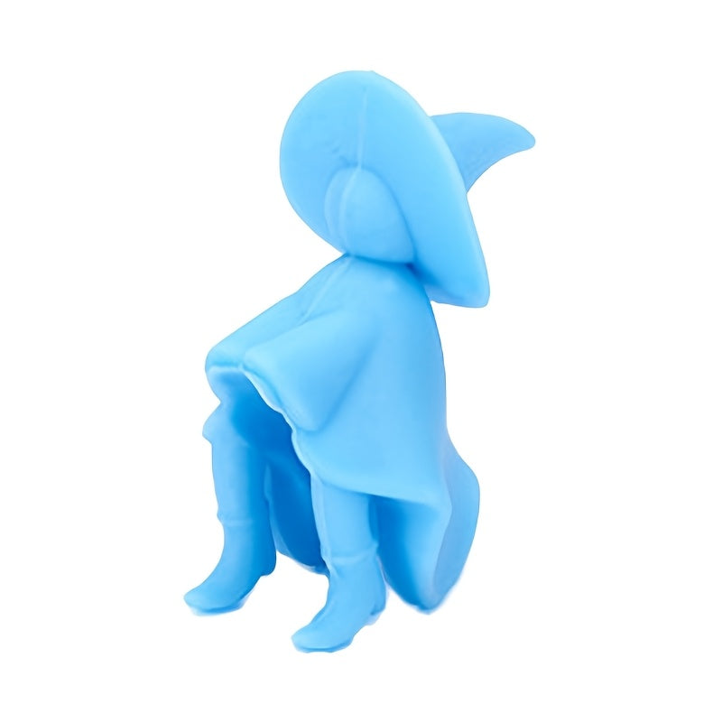 Silicone Pot Lid Holder with Anti-Spill Edge Clamp for Kitchen Use High-Temperature Resistant