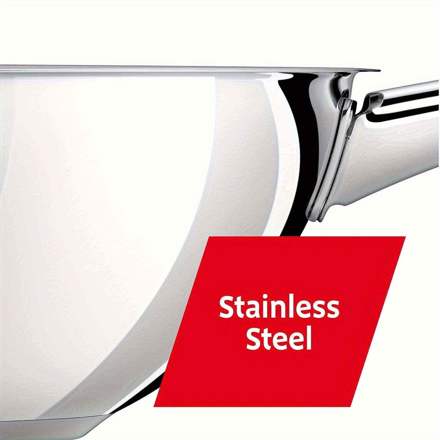 Stainless Steel Non-Stick Frying Pan for Steak and Eggs Induction Safe Dishwasher Friendly