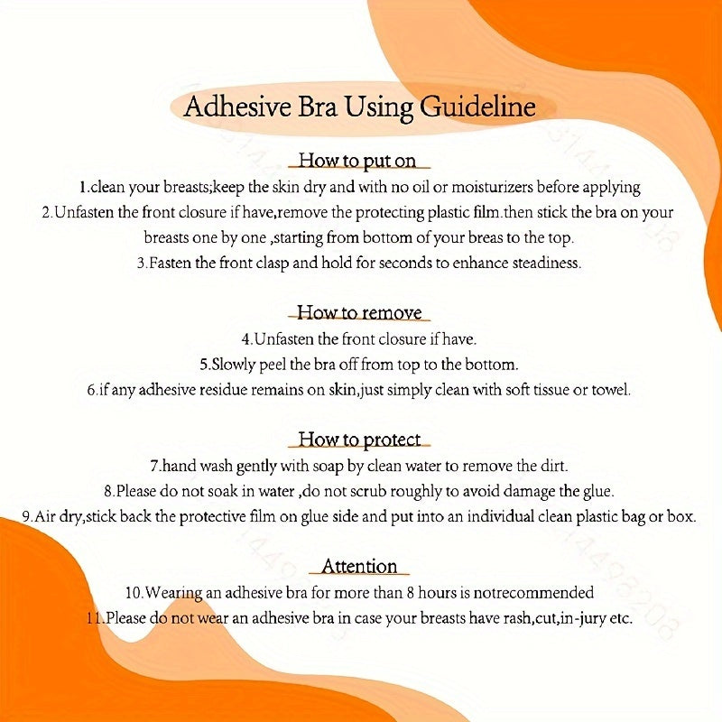 Silicone Strapless Backless Push Up Bra with Nipple Covers for Women