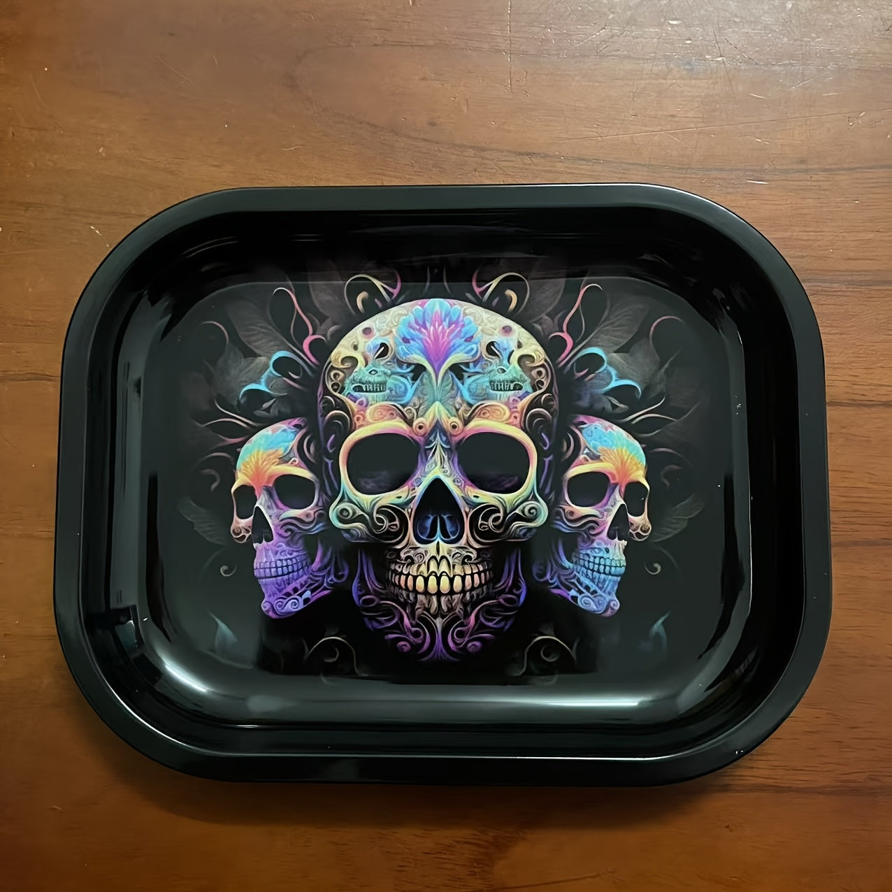 Metal Rolling Tray for Home or Travel, Stylish Gift, Versatile Size