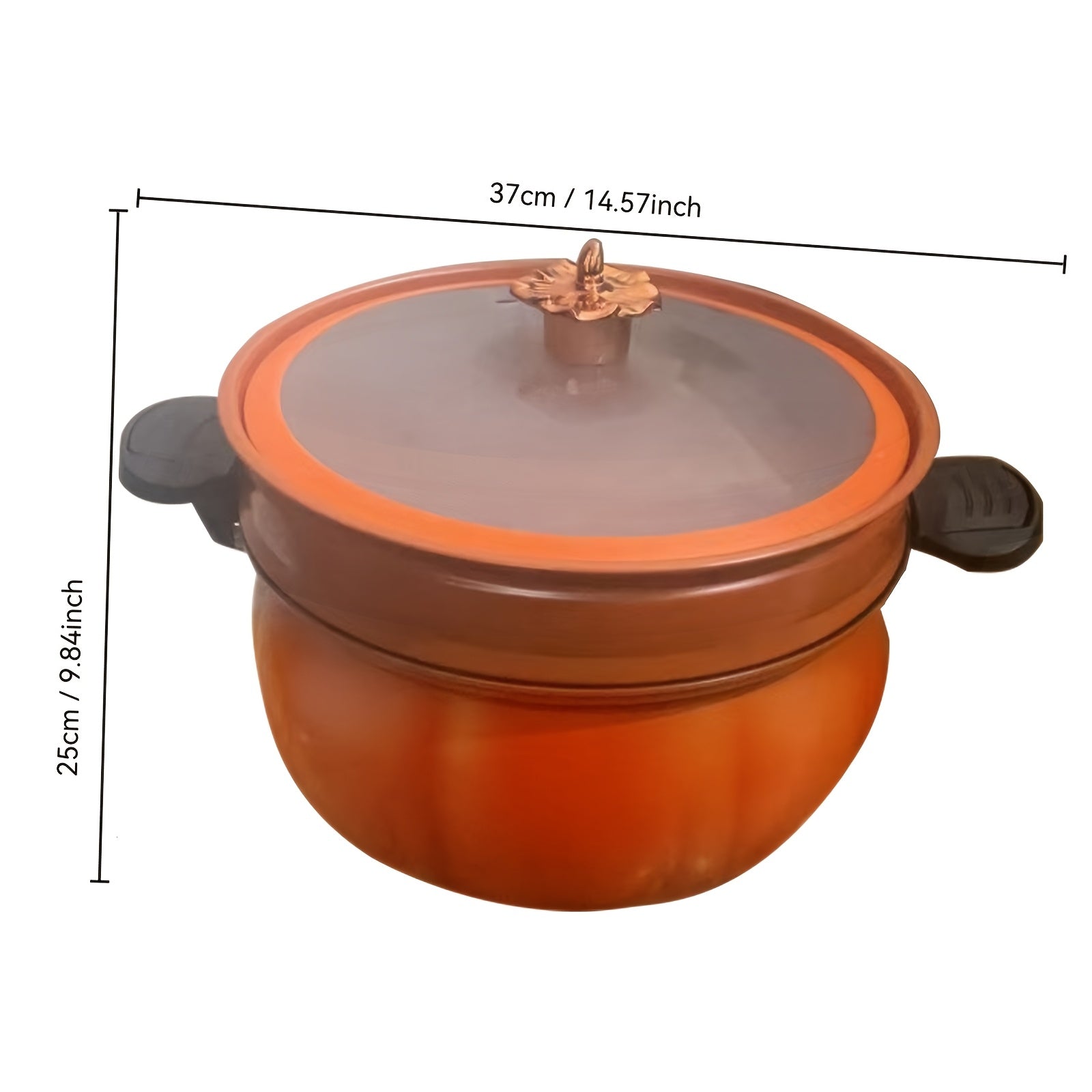8L Non-Stick Pressure Cooker with Steamer for Induction Cooktops