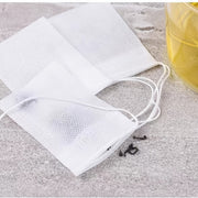 Bolsas de filtro de té desechables 100 piezas, bolsas para infusionar té suelto