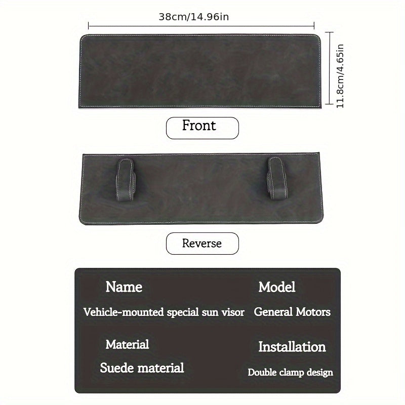 Universal Car Sun Visor Effective Light Blocking Durable Design