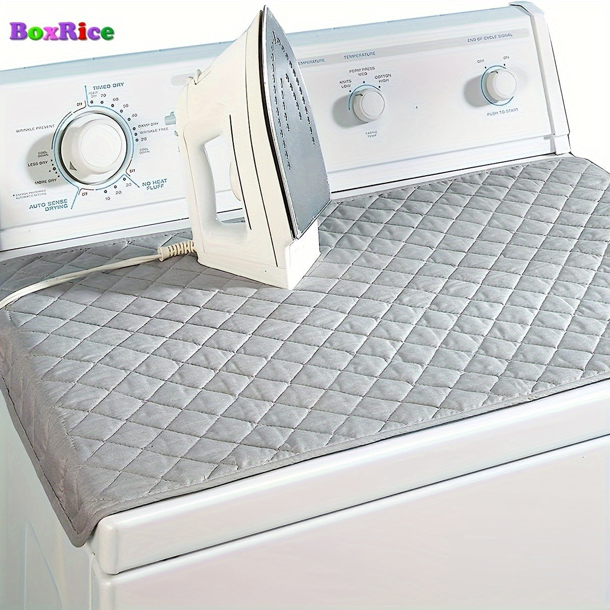 Alfombrilla de planchar resistente al calor, plegable, portátil, para encimera, superficie de planchado para ropa