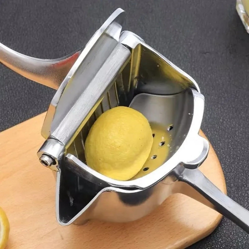 Stainless Steel Manual Citrus Juicer for Easy Fruit Squeezing Kitchen Tool