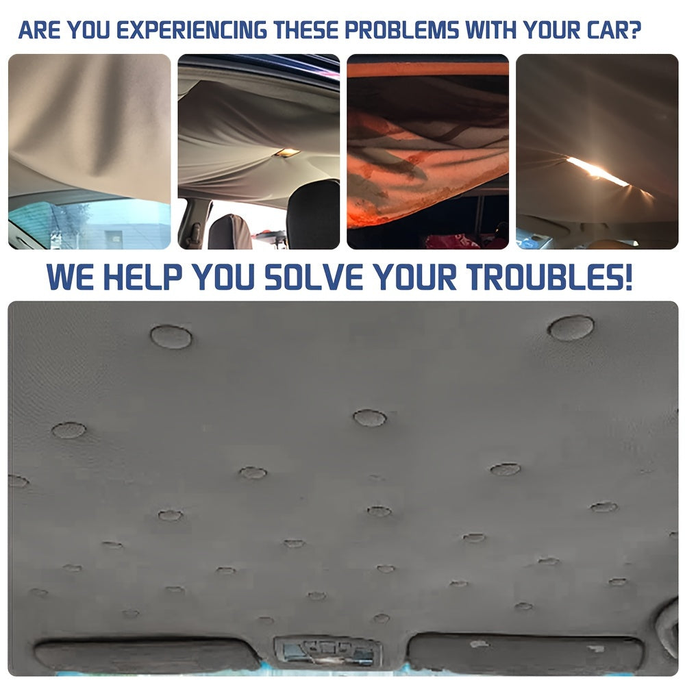 40 dona Avtomobil tomi ta'mirlash to'plami Snap-On fastenerlar, yopishtiruvchi bo'lmagan, mustahkamlangan nylonga ega