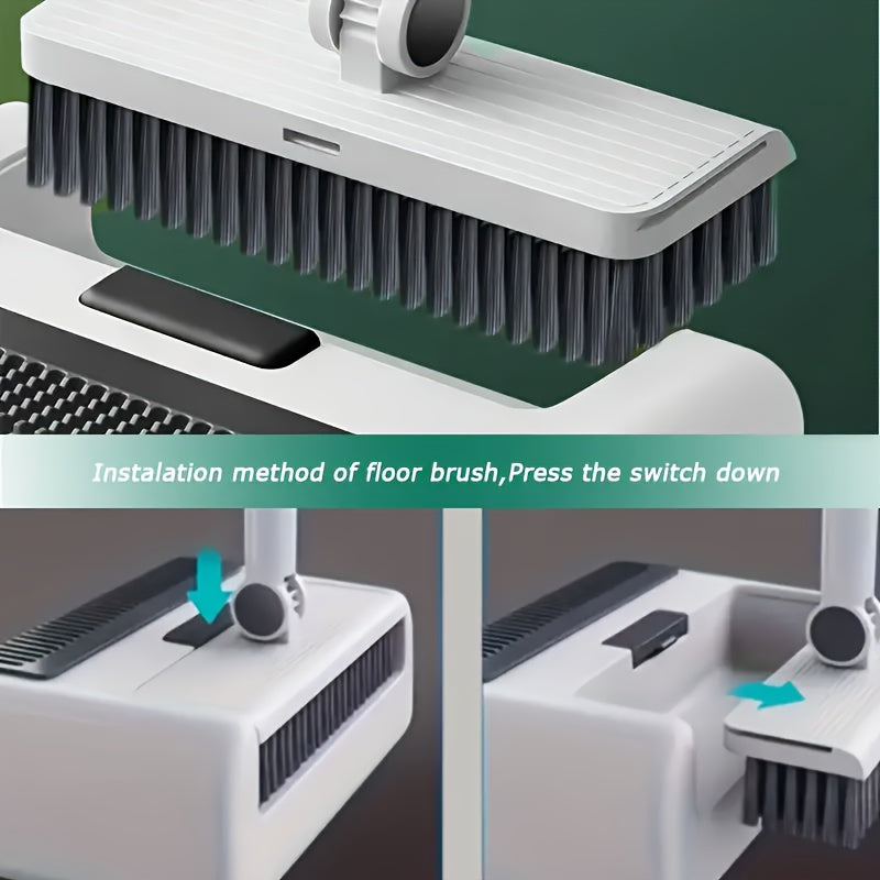 Tozalash to'plami 3 ta qism, og'ir yuk uchun qattiq cho'tka, changyutgich uchun cho'tka, uy ofis kemasi uchun