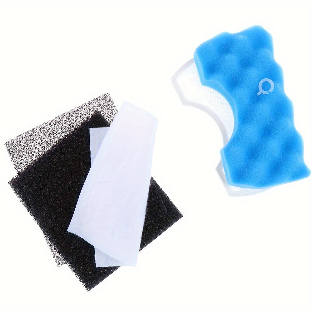 Replacement Vacuum Filter Kit for SC43-47 SC4520 HEPA and Washable Sponge Filters