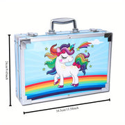 145-Piece Watercolor Paintbrush Set with Double-Layer Aluminum Box for Artists and Gift