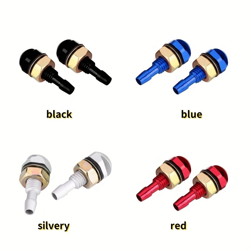 2pcs Aluminum Alloy Wiper Spray Nozzle Car Windshield Washer Nozzles Kit