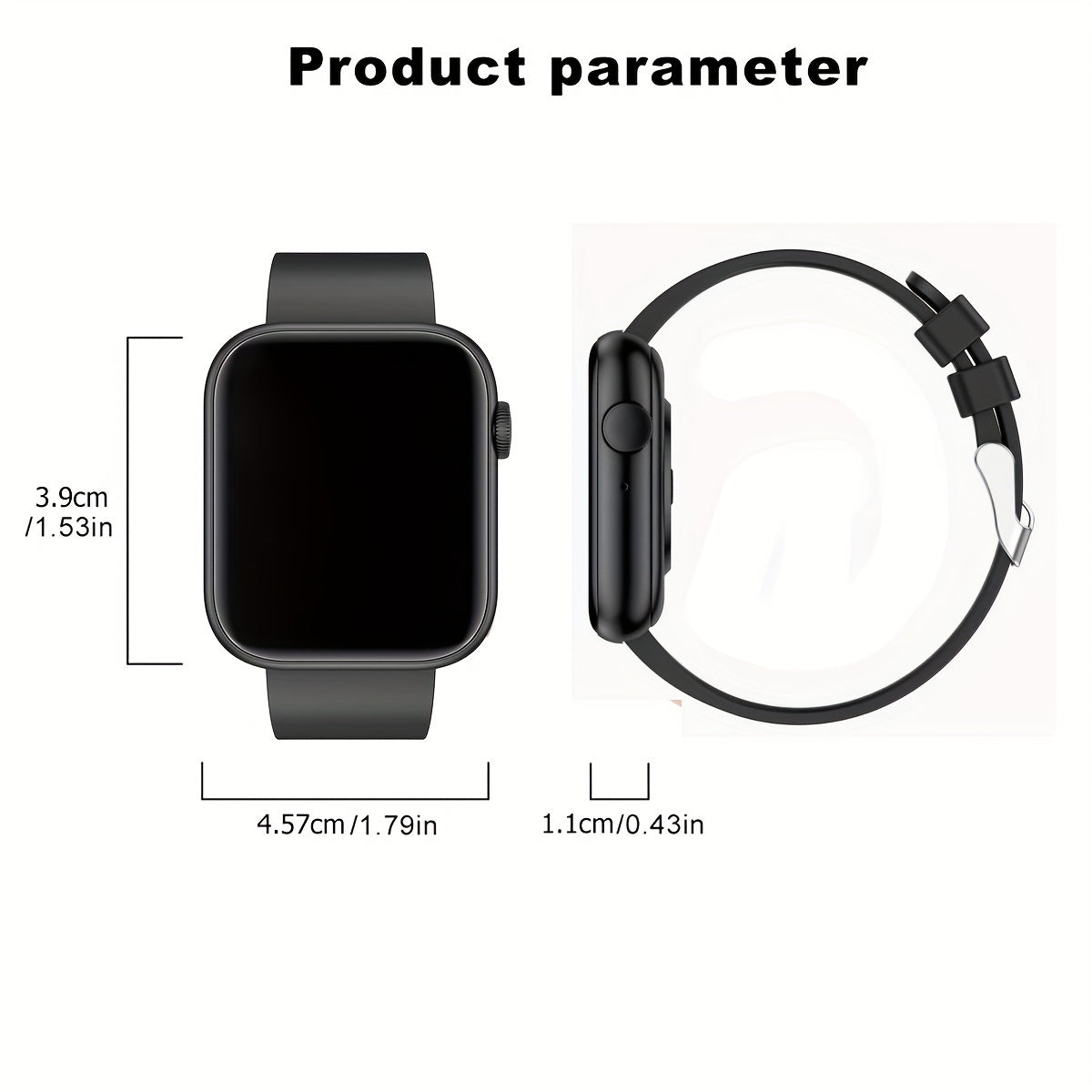 Men's Smart Sports Watch 1.83-Inch Touch Screen IP67 Waterproof Fitness Tracker