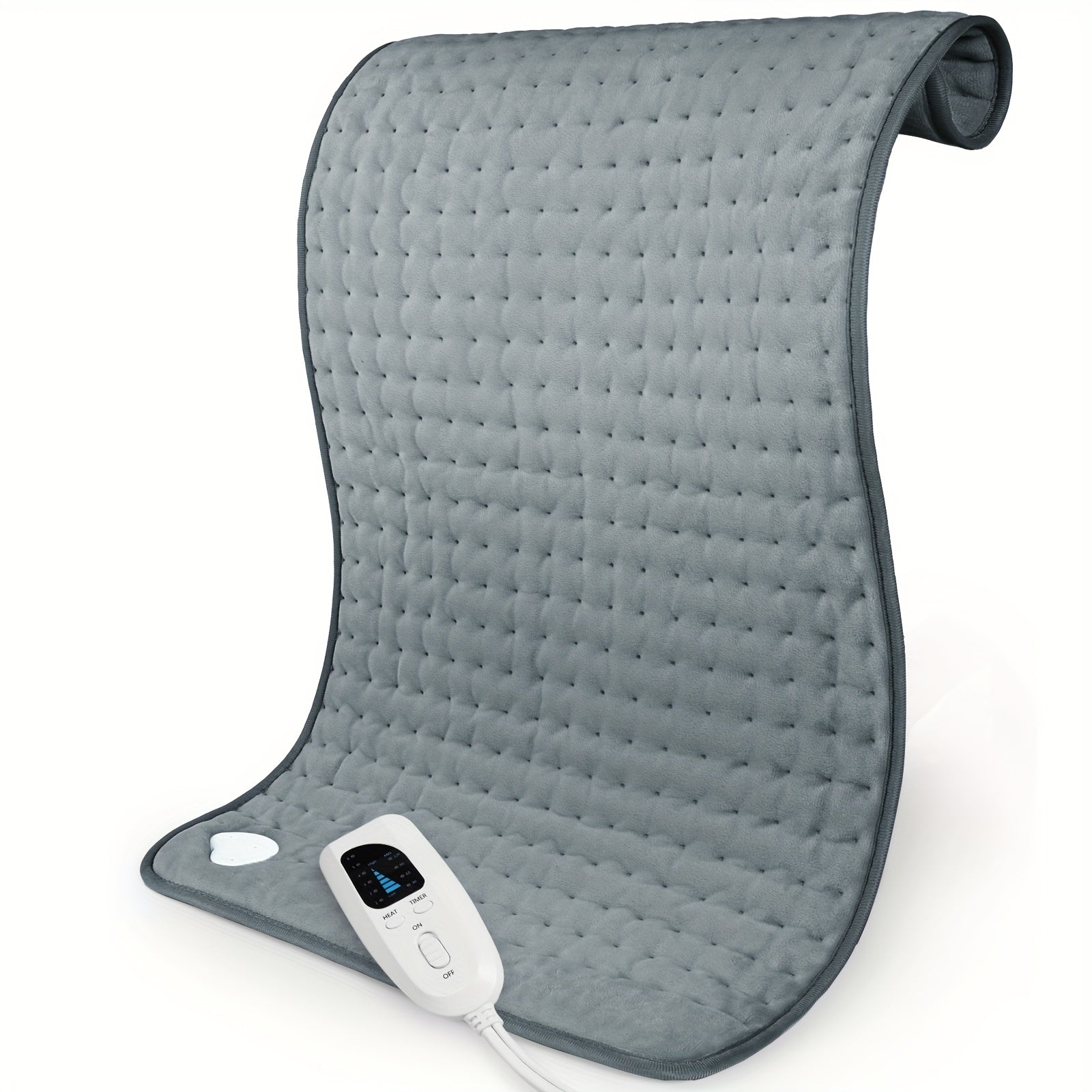 XL Heating Pad 6 Heat Levels 140°F Max 30x60 cm Flannel Washable