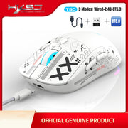 HXSJ T90 Simsiz O'yin Sichqonchasi, Qalpoqchali Bejirim, ESports Mavzusi, USB Type-C Zaryadlash, Windows 7 bilan mos keladi PC/Mac o'yinchilari uchun.