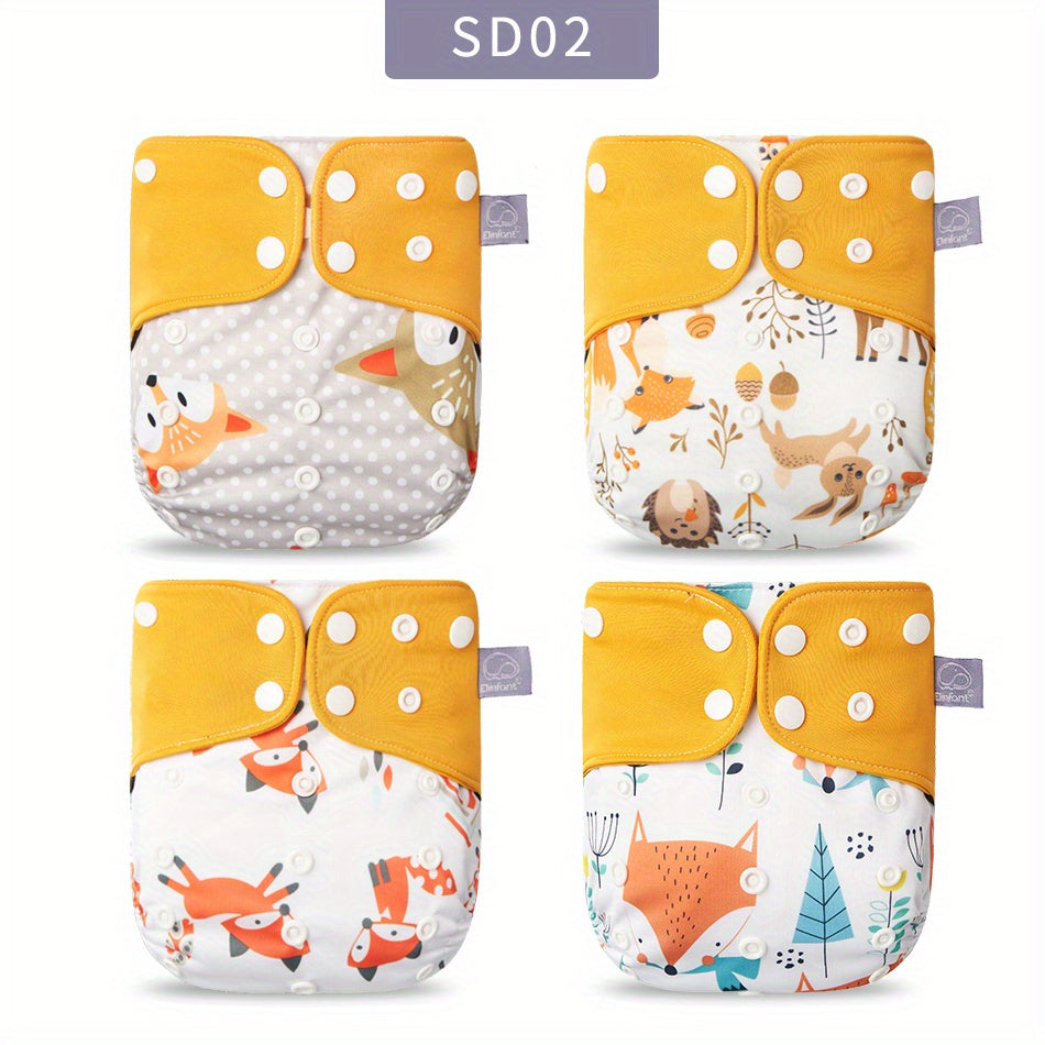 Breathable Waterproof Washable Cloth Diapers for Babies