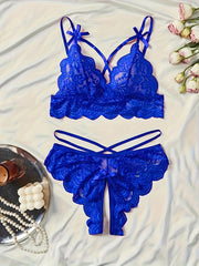 Women's Floral Lace Lingerie Set Sexy Underwear for Women