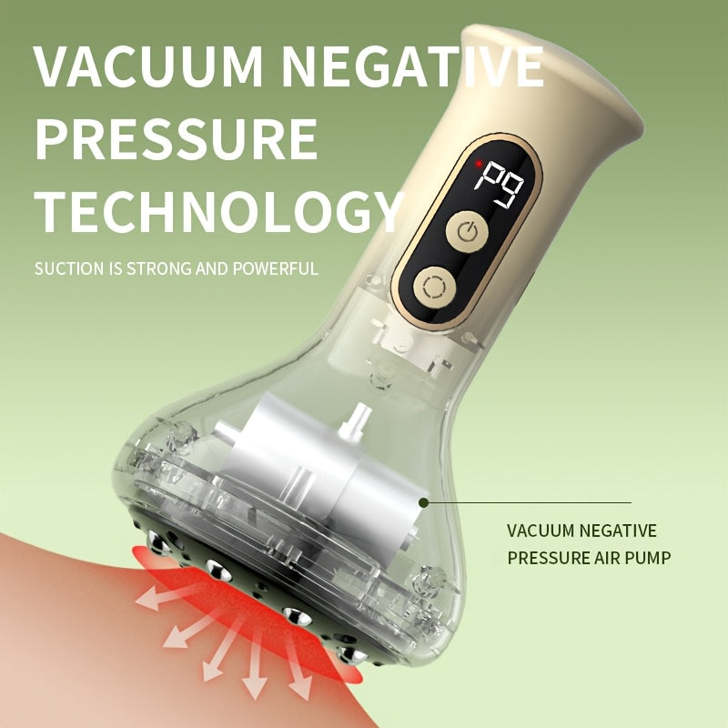 Belly Massager with Hot Compress USB Rechargeable Adjustable Intensity Ergonomic Design