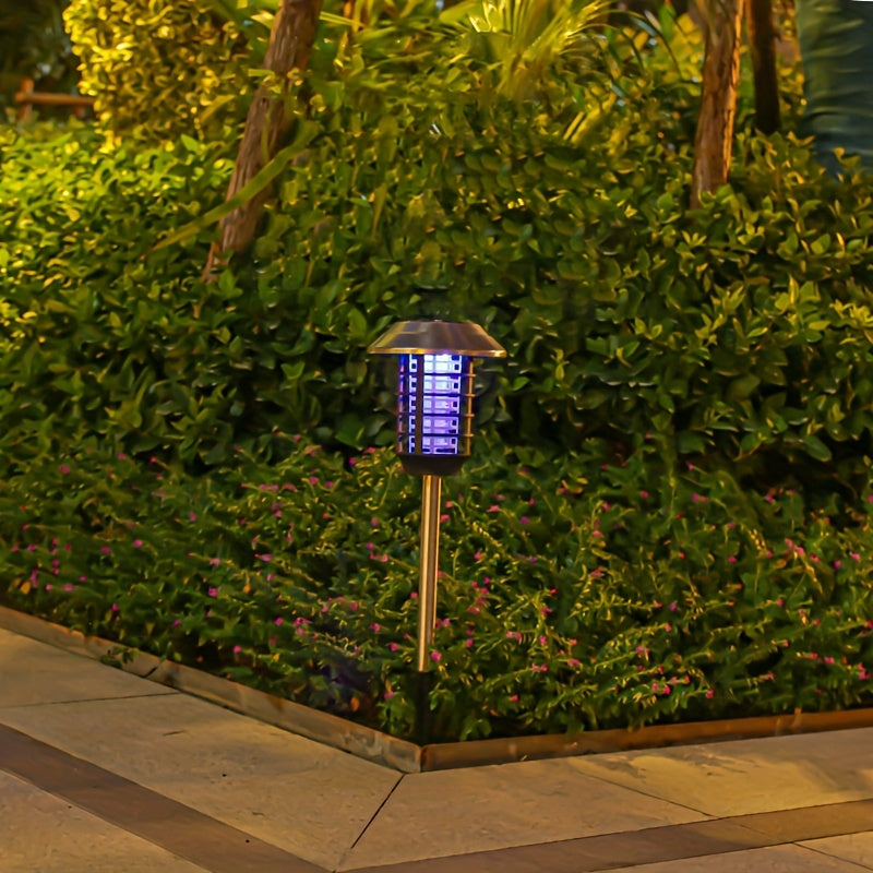 Quyoshli Zararkunanda O'chirgichlar uchun UV LED chirog'i bilan quyosh energiyali zararkunanda o'ldiruvchi, bog' hovli, orqa hovli uchun