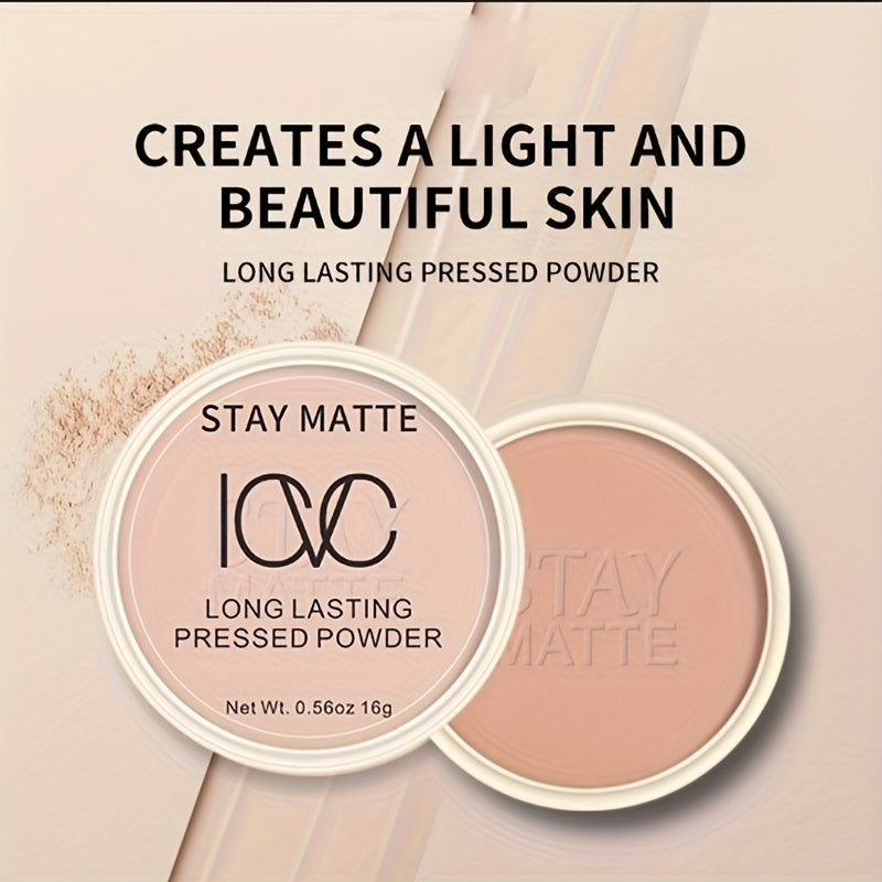 Long-Lasting Pressed Powder for Women Oil Control Waterproof Sweatproof 30g