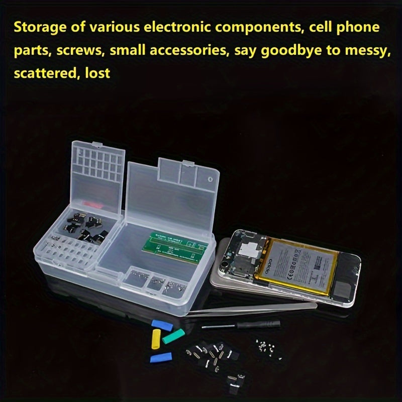 Multi-Functional Storage Box for Phone Repair Tools and Electronics