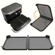 Protector de salpicaduras de silicona para freidora de aire, cubierta de malla reutilizable y plegable