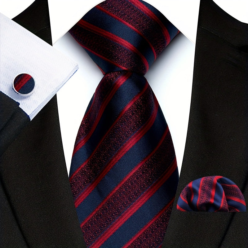  erkaklar uchun Paisley galstuk, manşetlinks va paypoq to'plami sovg'a uchun