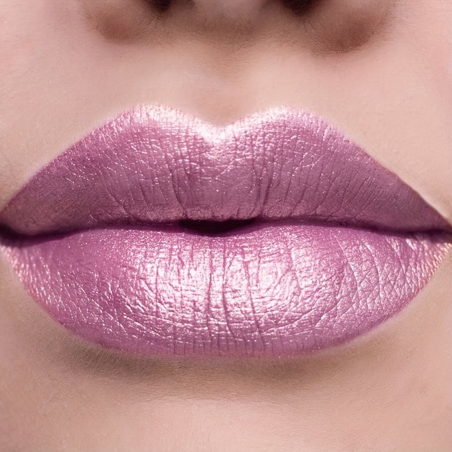 Purple Glitter Lipstick Waterproof Long-Lasting for All Skin Types