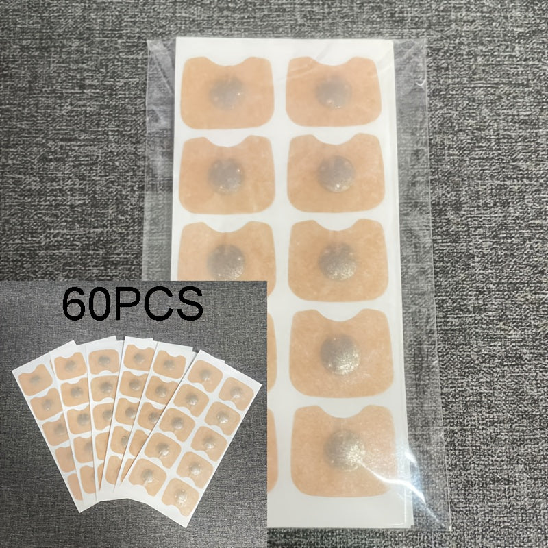 30/60pcs Paper Nasal Dilator Magnetic Stickers for Sleep and Sports