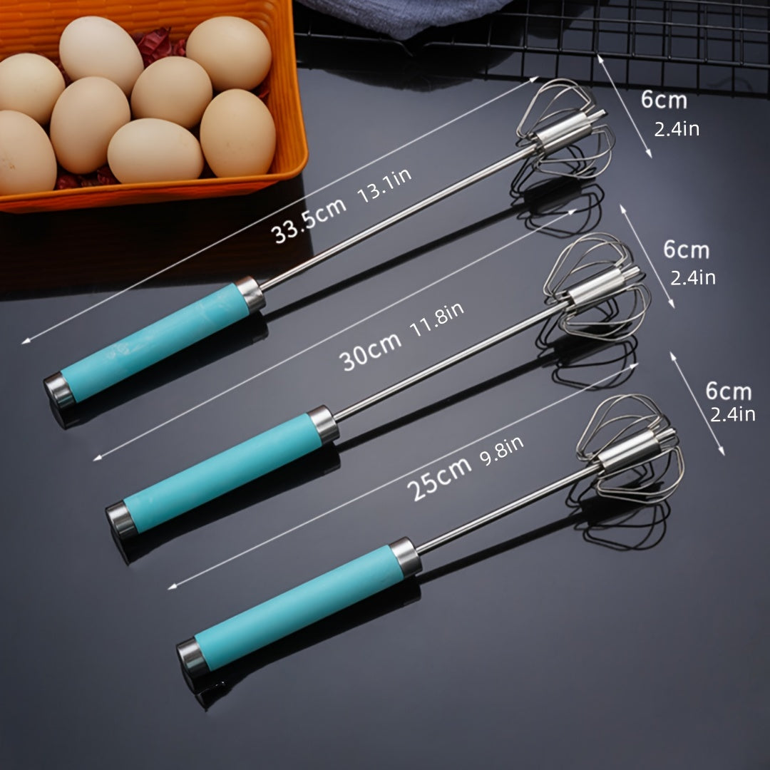 Stainless Steel Hand Egg Whisk for Effortless Beating and Stirring
