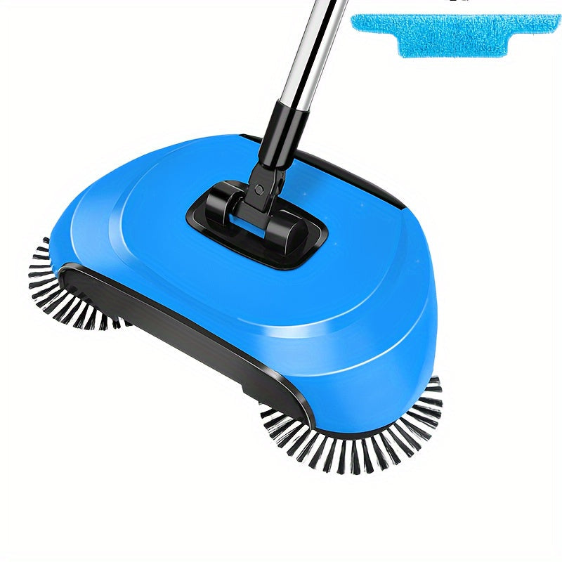 3-in-1 Hand Push Sweeper Vacuum Cleaner Wet Dry Mop for Hardwood Tiles