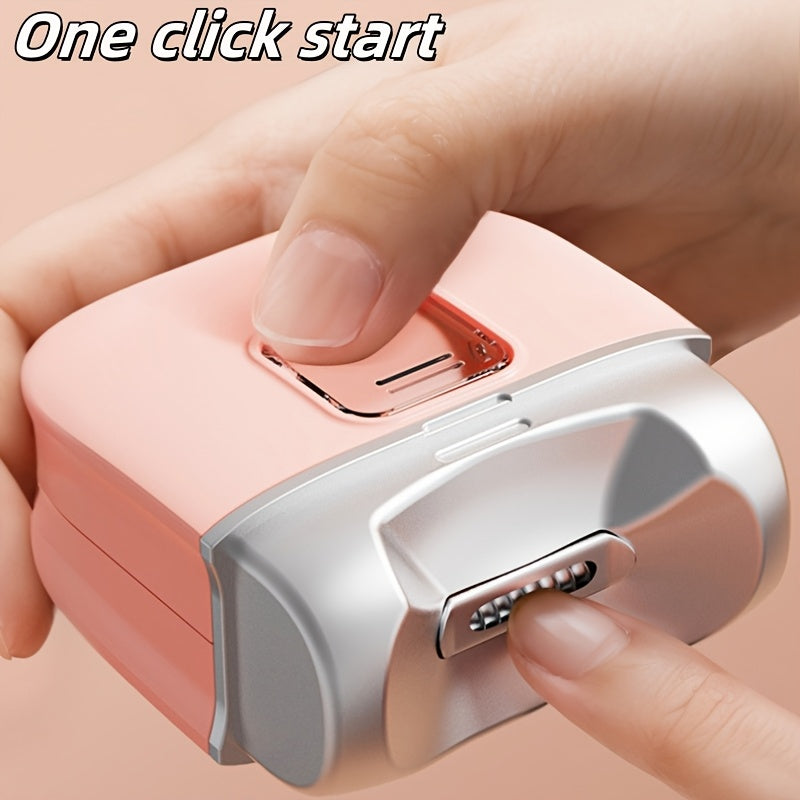 Electric Nail Trimmer and Buffer USB Rechargeable Lithium Polymer Battery for All Ages